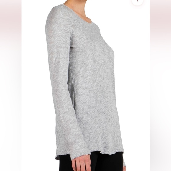 ATM Slub Jersey Long Sleeve Destroyed Wash Tee Heathered Gray Sz Extra Small - Picture 2 of 9